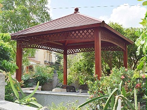 别墅花园庭院铝合金中式凉亭